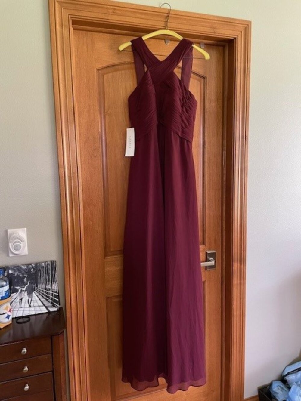 NEW - Azazie Cabernet Kaleigh dress